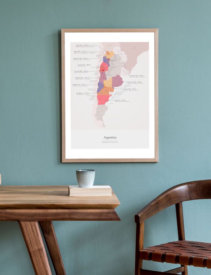 Picture Wine Map Argentina