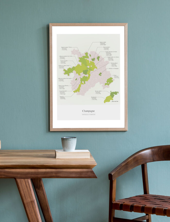 Picture Wine Map Champagne