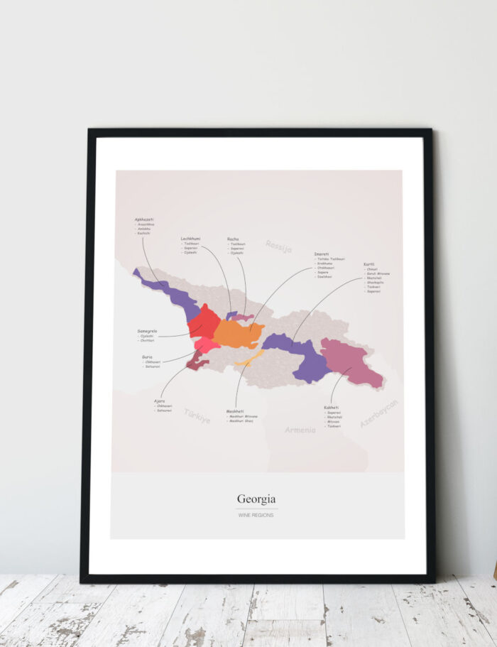 Picture Wine Map Georgia