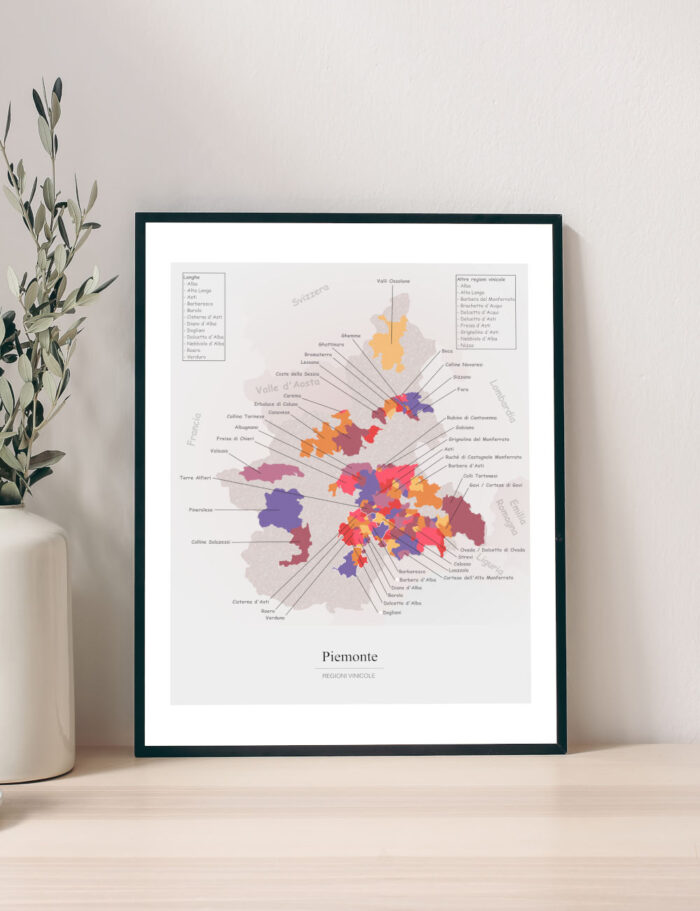 Picture Wine Map Piedmont