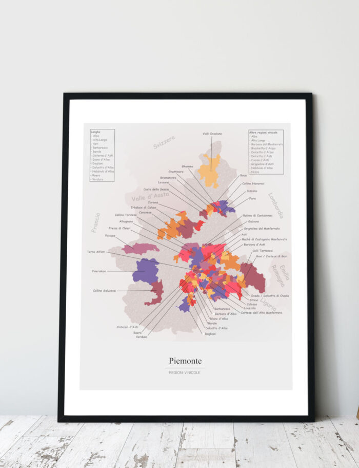 Picture Wine Map Piedmont