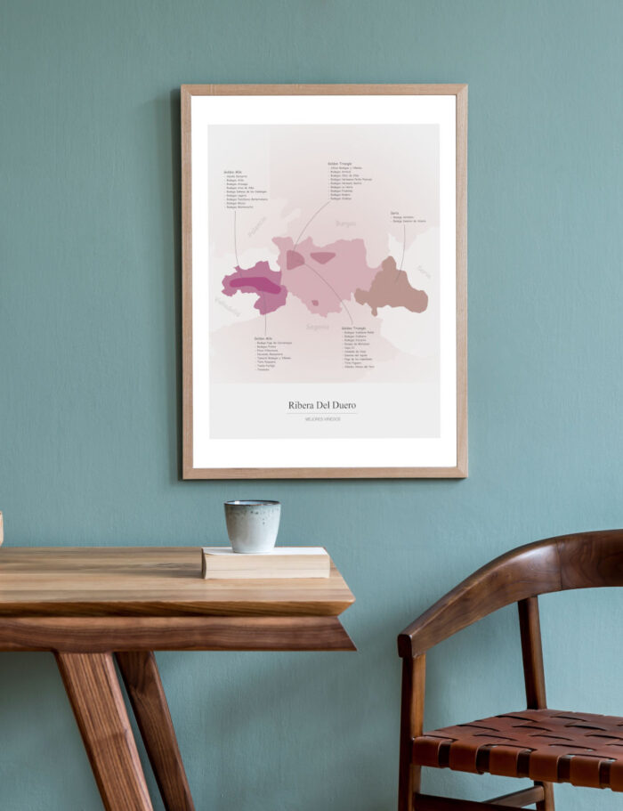 Picture Wine Map Ribera Del Duero