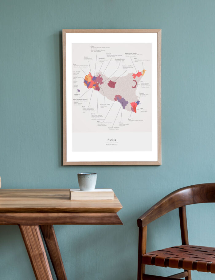 Picture Wine Map Sicily