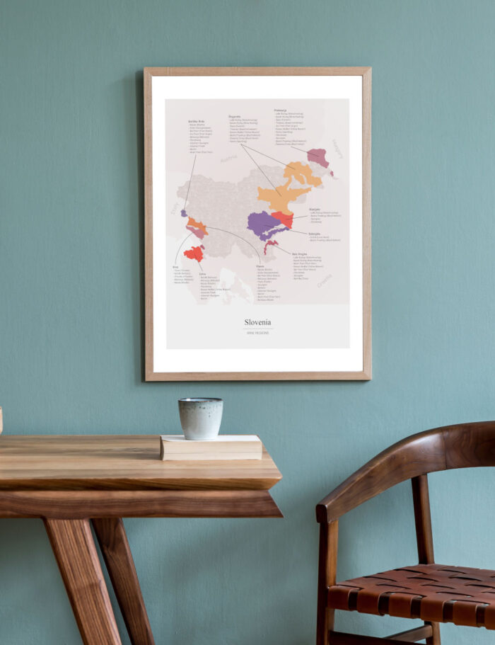 Picture Wine Map Slovenia
