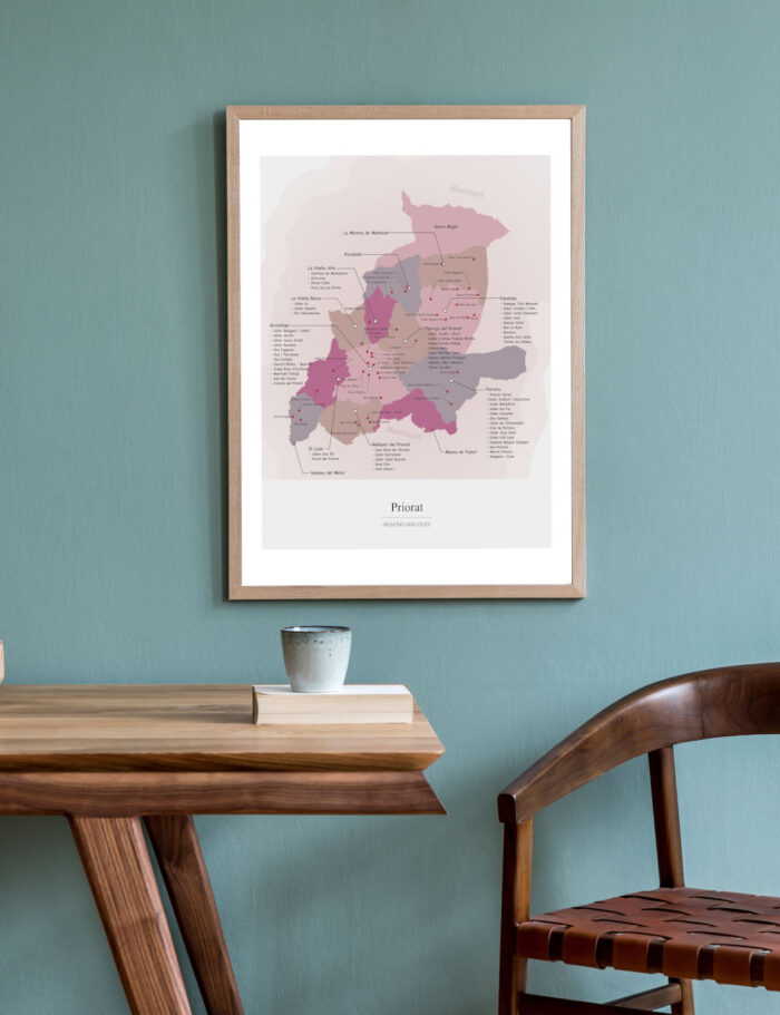 Picture Wine Map Priorat